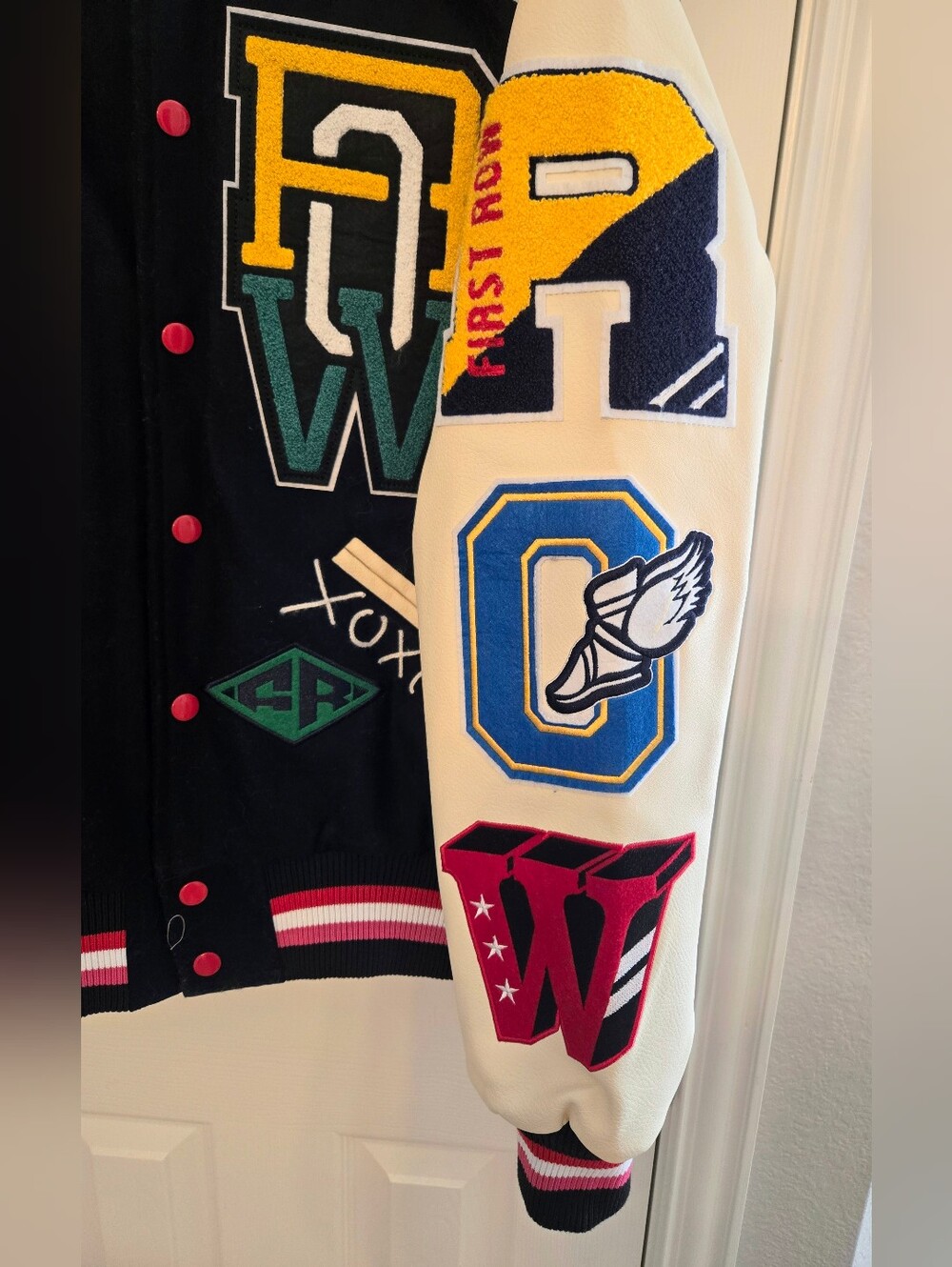FIRST ROW - Unisex Varsity Jacket - Picture 5 of 8